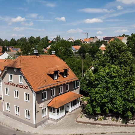 Gasthof Zur Bruecke Kaufering Bagian luar foto