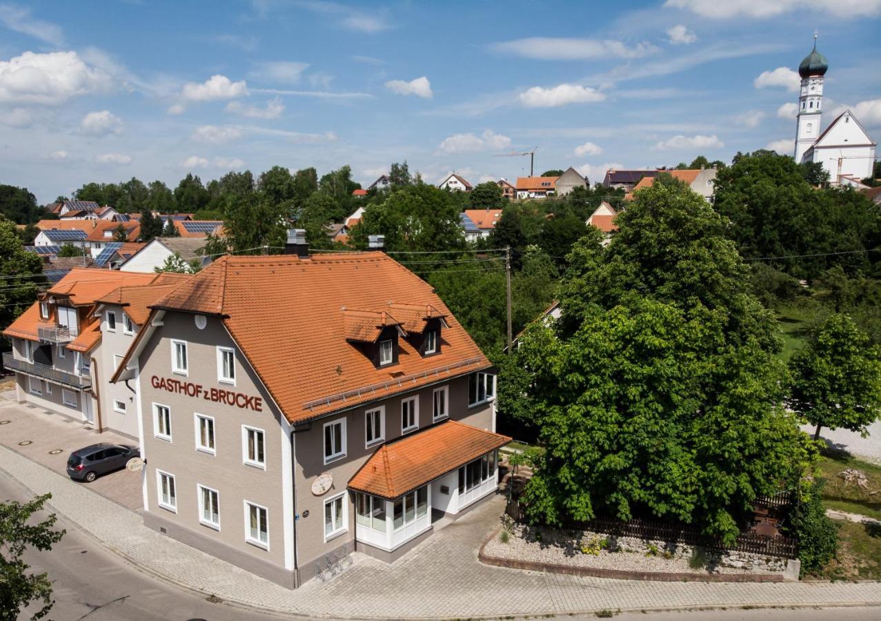 Gasthof Zur Bruecke Kaufering Bagian luar foto